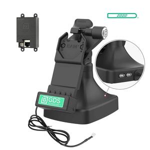 RAM Mounts GDS Uni-Conn Stand-Dockingstation mit Schlüsselverriegelung (Rechts) - Dreh- & Schwenkbar - RJ45-Anschluss & Dual USB-A - PoE (Power over Ethernet)