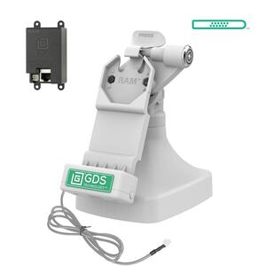 RAM Mounts GDS Uni-Conn Stand-Dockingstation mit Schlüsselverriegelung (Rechts) - Dreh- & Schwenkbar - RJ45-Anschluss - PoE (Power over Ethernet) - Grau