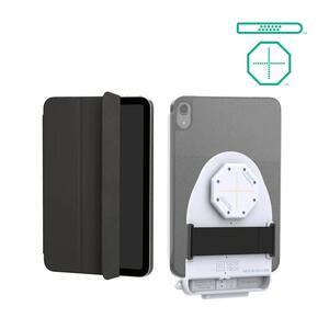 RAM Mounts GDS Tab-Conn for Folio Style Cases - D Shape & Rear Pogo Pads - Light Gray