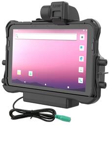 RAM Mounts Form-Fit Halteschale (Schnappverschluss) für Honeywell ScanPal EDA10A Tablet in OEM-Schutzhülle - 5.5 mm DC-Anschluss