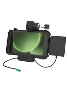 RAM Mounts Form-Fit Halteschale (Schlüsselverriegelung) für Samsung Tab Active3 & Active5 - In OEM/RAM Schutzhülle - USB-C-Anschluss