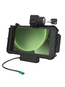 RAM Mounts Modular Form-Fit Halteschale (Schlüsselverriegelung) für Samsung Tab Active3 & Active5 - In OEM/RAM Schutzhülle - USB-C-Anschluss
