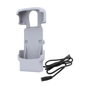RAM Mounts Form-Fit Halteschale für Zebra HC20 & HC50 - Pogo-Pins - 5,5 mm DC-Anschluss - Hellgrau
