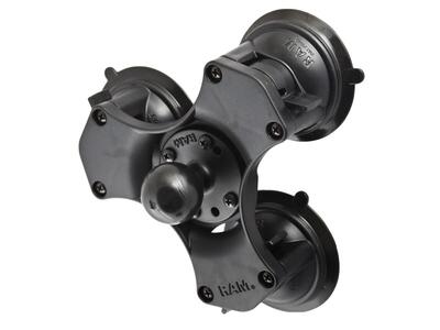 RAM Mounts Triple-Saugfuss mit runder Basisplatte