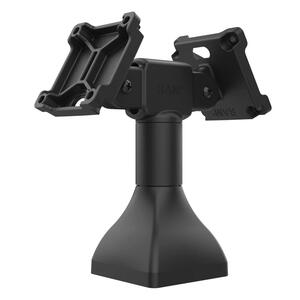 RAM Mounts 7″ Pedestal Mount with Dual 75 mm VESA Adapters, 180° tilt range